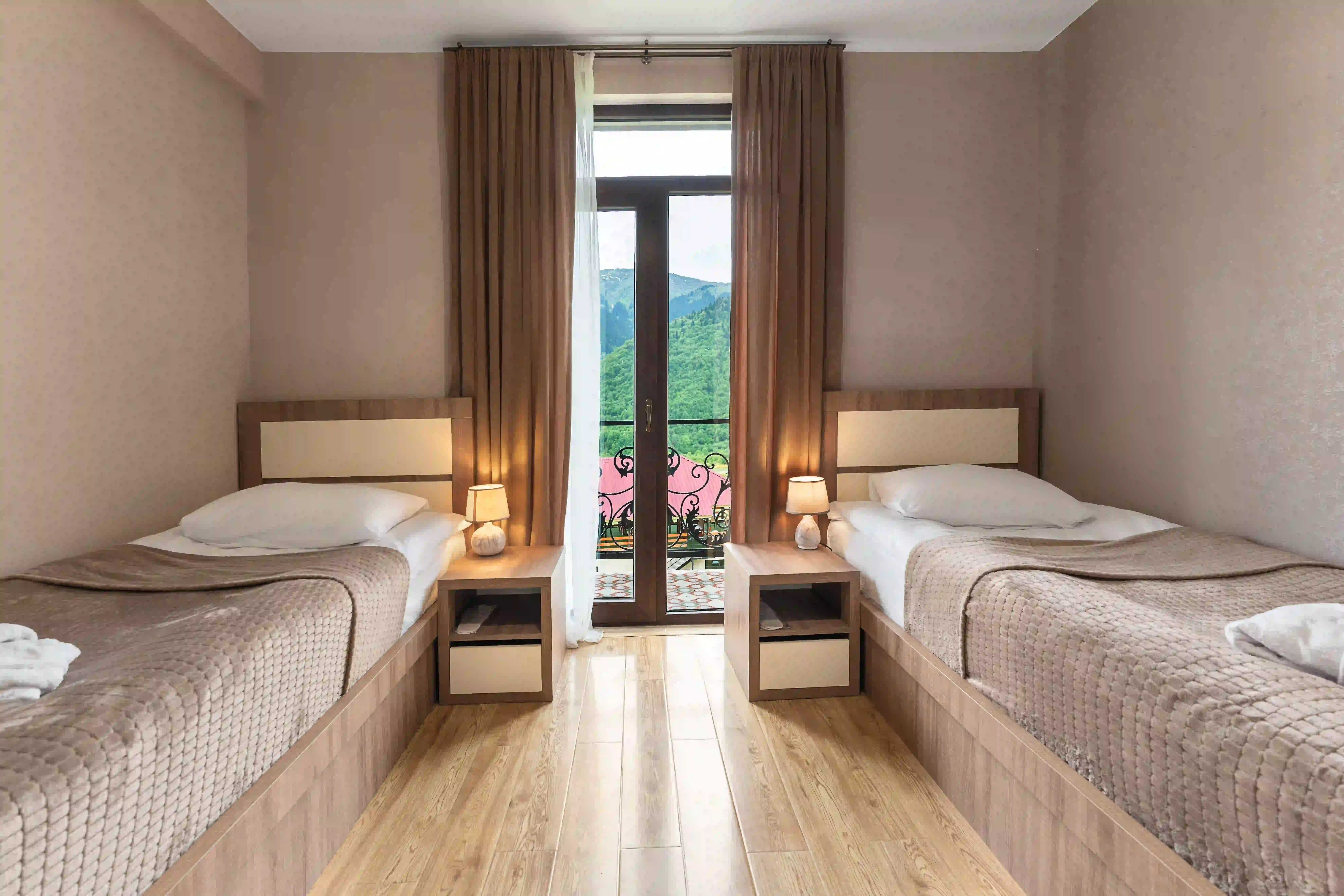 Boutique hotel rooms